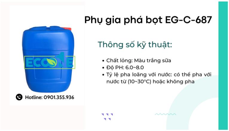 EG-C-687 phụ gia phá bọt trong quy trình sản xuất giấy